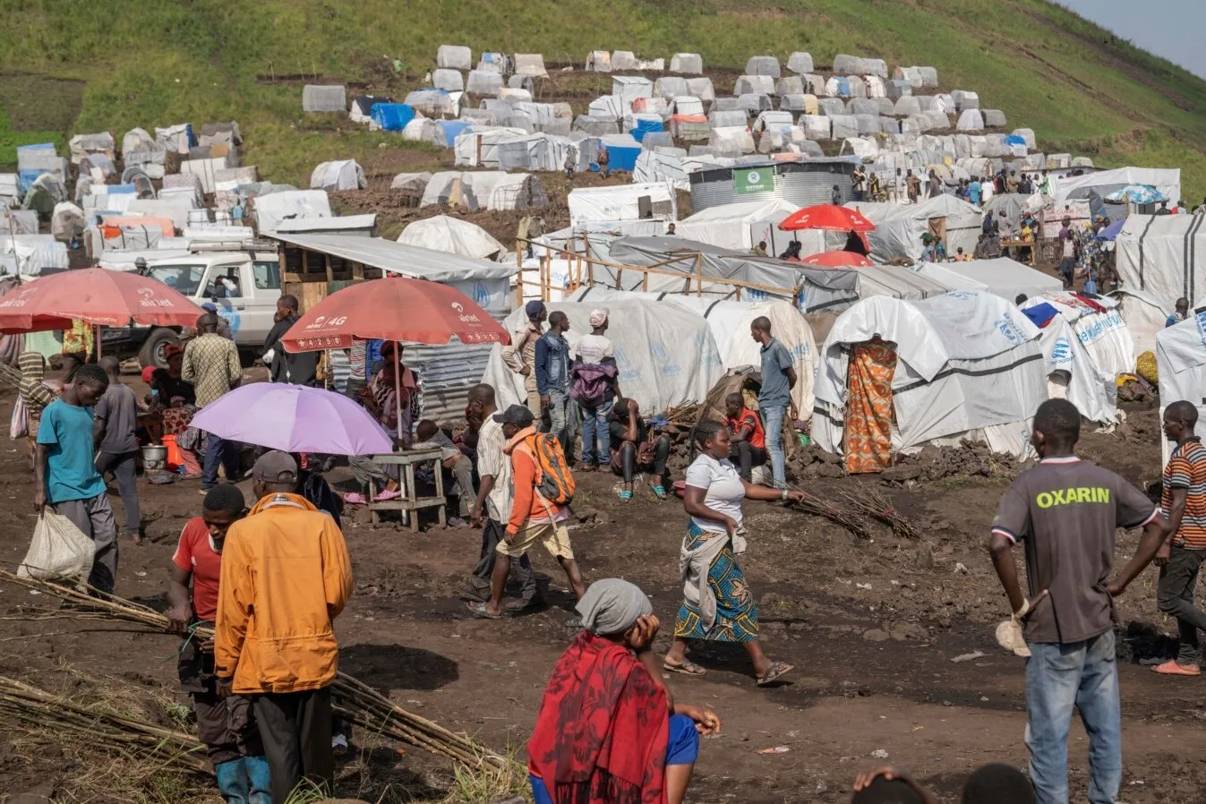 -Millions of people are displaced, with women and children being the majority in the camps